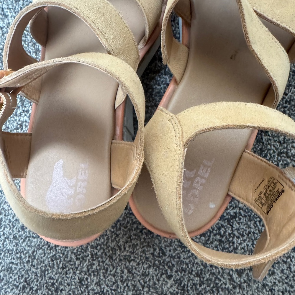 Sorel Joanie III Ankle Strap Wedge Sandals Woman’s 9 Casual Comfortable - Picture 6 of 11
